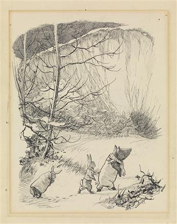 CHILDRENS KENNETH GRAHAME ERNEST H. SHEPARD. He led them into the chalk-pit, till they stood at the very foot.